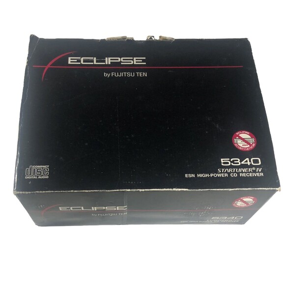 Eclipse ESN-5340 Old School CD Digital Audio Unit ,original box,manual ,plug++ - Picture 3 of 3